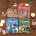 BGM 箔押しトレーシングペーパーシール 休日のお店巡り シリーズ