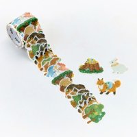 bande マスキングロールステッカー 花咲く刺繍の森