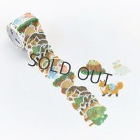 bande マスキングロールステッカー 花咲く刺繍の森