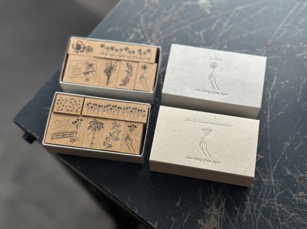 画像1: 大枝活版室 Cute Things from Japan コラボ / stamp box シリーズ