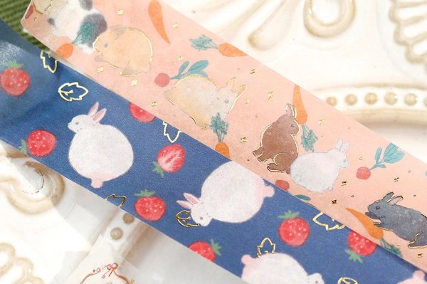 画像2: BGM Life 箔押し うさぎの国 シリーズ