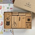 Spicaの庭 スタンプ muuちゃんのはんこ ”ソーイングセット”
