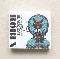 cozyca products ブロックメモ 黒ねこ意匠 BLACK CAT ROBIN【A】