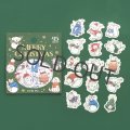 BGM 2024クリスマス限定 箔押しフレークシール クリスマス・ニット