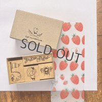 Spicaの庭 スタンプ muuちゃんのはんこ ”5月のいちごセット”