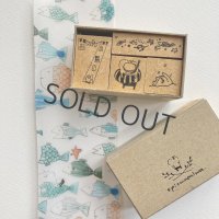 Spicaの庭 スタンプ muuちゃんのはんこ ”7月のスイマーセット”