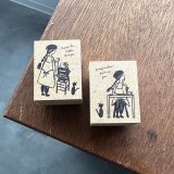 大枝活版室 Stamp letterpress girl シリーズ