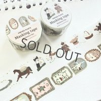 パピアプラッツ トビマツショウイチロウ 金箔入りマスキングテープ シリーズ