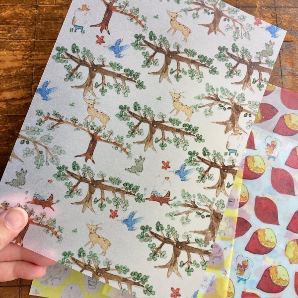 画像8: Spicaの庭 muuちゃん “秋の透けるデザインペーパー” の詰め合わせセット 