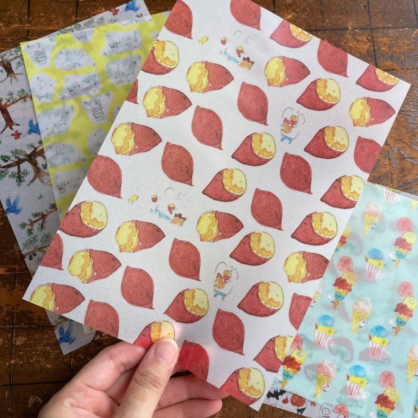 画像6: Spicaの庭 muuちゃん “秋の透けるデザインペーパー” の詰め合わせセット 