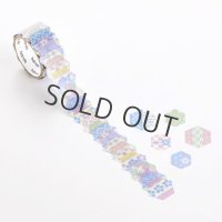 bande マスキングロールステッカー 亀甲もよう