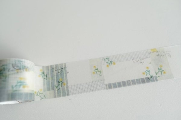 画像5: ヨハク トレーシングロール付箋 CHECK&STRIPE 冬の贈り物 2024 ロンド