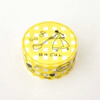 水縞 ネクタイ×水縞 マスキングテープ 日々ごはん