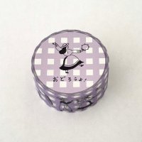 水縞 ネクタイ×水縞 マスキングテープ おどろうよ！
