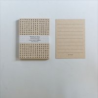 倉敷意匠 mitsou 凸版カード 水玉 / 黒