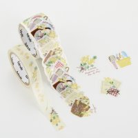 bande マスキングロールステッカー flowers in my bag 菜の花咲くおさんぽ好きのバッグ