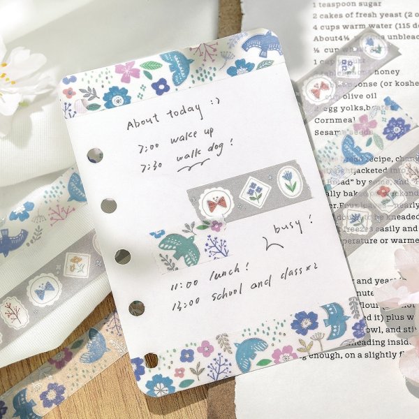 画像4: BGM 箔押しマスキングテープ 『北欧フォレスト』 シリーズ