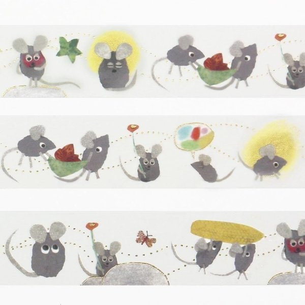 画像2: cozyca products レオ・レオニ 箔押しマスキングテープ Frederick