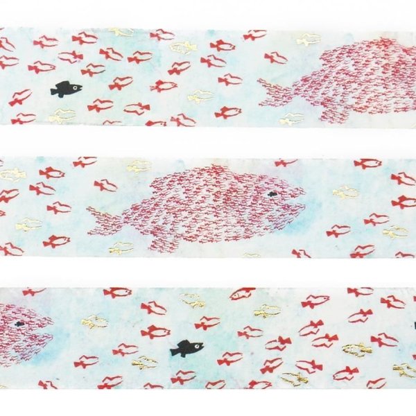 画像2: cozyca products レオ・レオニ 箔押しマスキングテープ Swimmy