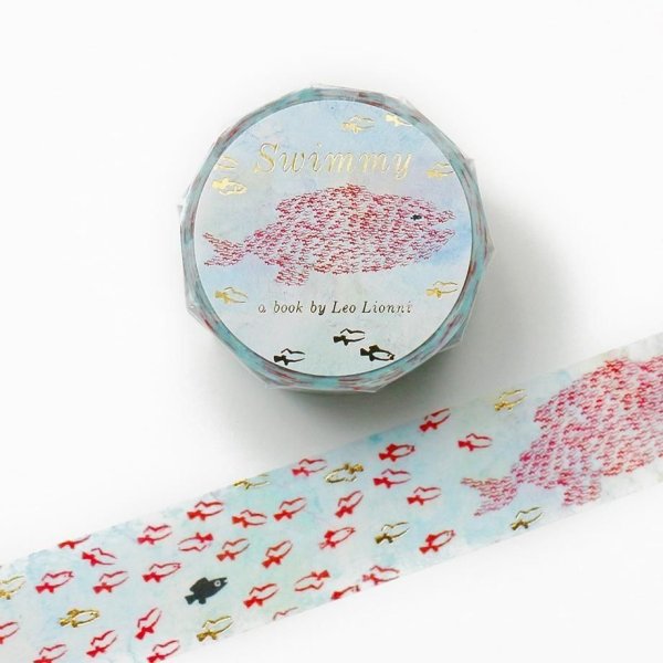画像1: cozyca products レオ・レオニ 箔押しマスキングテープ Swimmy