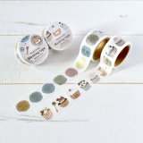 パピアプラッツ トビマツショウイチロウ 金箔入りマスキングテープ シリーズ