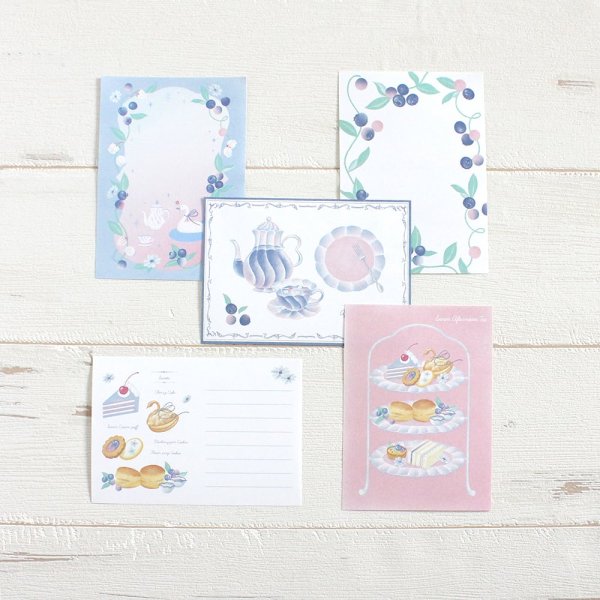 画像2: パピアプラッツ ア・ラ・カル堂 OTEGARU MEMO Swan Afternoon Tea