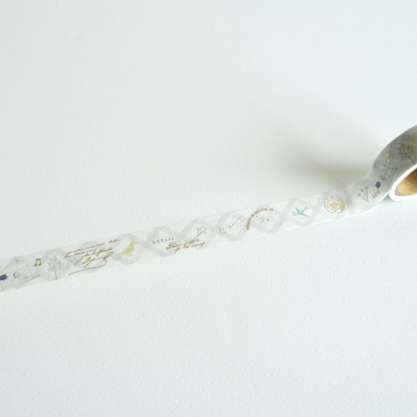 画像1: ヨハク 箔押しマスキングテープ カノン