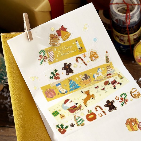 画像7: BGM 2025クリスマス限定 20mm マスキングテープ シリーズ