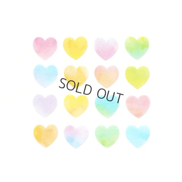 画像3: bande マスキングロールステッカー すいさいハート-パステル-