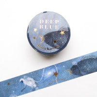 cozyca products 日下明 箔押しマスキングテープ DEEP BLUE