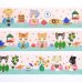 画像2: cozyca products Aiko Fukawa 箔押しマスキングテープ snack time tape (2)
