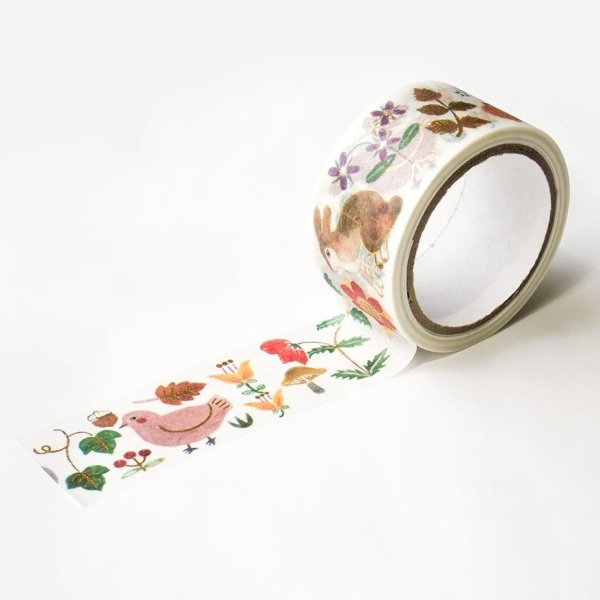 画像5: cozyca products Aiko Fukawa 箔押しマスキングテープ KUSAMURA tape