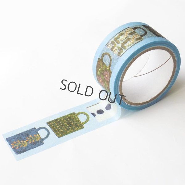 画像5: cozyca products 浅野みどり 箔押しマスキングテープ MY FAVORITE MUGS