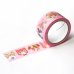 画像5: cozyca products Aiko Fukawa 箔押しマスキングテープ niko niko tape (5)