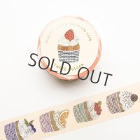 cozyca products 浅野みどり 箔押しマスキングテープ THREE O' CLOCK