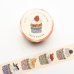 画像1: cozyca products 浅野みどり 箔押しマスキングテープ THREE O' CLOCK (1)