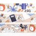 画像2: cozyca products 藤巻佐有梨 箔押しマスキングテープ つくえのうえで (2)