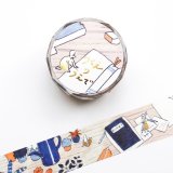cozyca products 藤巻佐有梨 箔押しマスキングテープ つくえのうえで