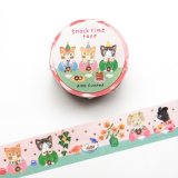 cozyca products Aiko Fukawa 箔押しマスキングテープ snack time tape