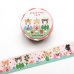 画像1: cozyca products Aiko Fukawa 箔押しマスキングテープ snack time tape (1)
