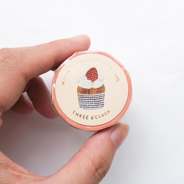 画像4: cozyca products 浅野みどり 箔押しマスキングテープ THREE O' CLOCK