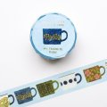 cozyca products 浅野みどり 箔押しマスキングテープ MY FAVORITE MUGS