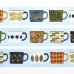 画像2: cozyca products 浅野みどり 箔押しマスキングテープ MY FAVORITE MUGS (2)