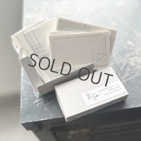 大枝活版室 6 BIRDS DESIGN CARD BOX / Pale blue