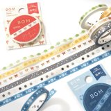【9月中旬】BGM Life 5mm 箔押しマスキングテープ シリーズ【5%P還元】