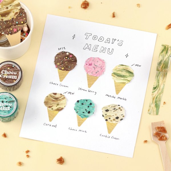 画像3: BGM 箔押しマスキングテープ 『We Love ICE』 シリーズ