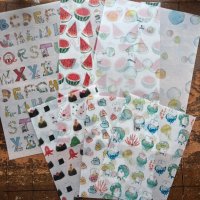 Spicaの庭 muuちゃん “スイカの透けるデザインペーパー” セット 