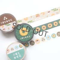 forme. 夢ミル京都喫茶巡り マスキングテープ 『六曜社珈琲店』シリーズ