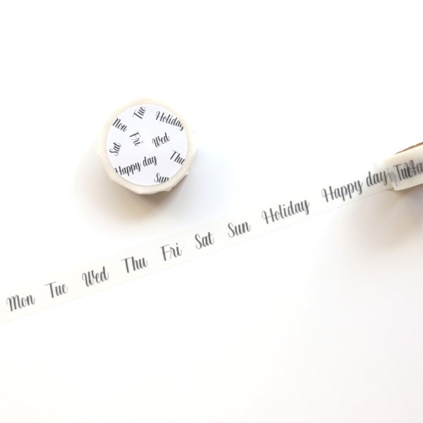 画像1: forme. 筆屋-ぺんや- マスキングテープ bechori ブラシ(モノクロ)