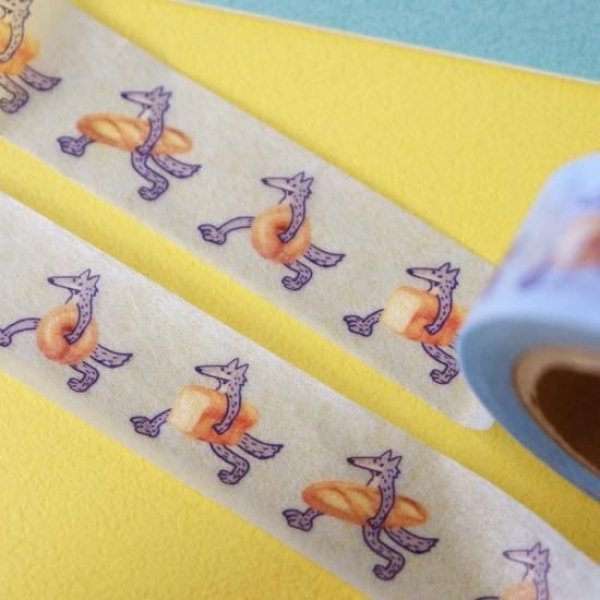 画像1: REGARO PAPIRO オリジナルマスキングテープ オオカミ（Wolf）